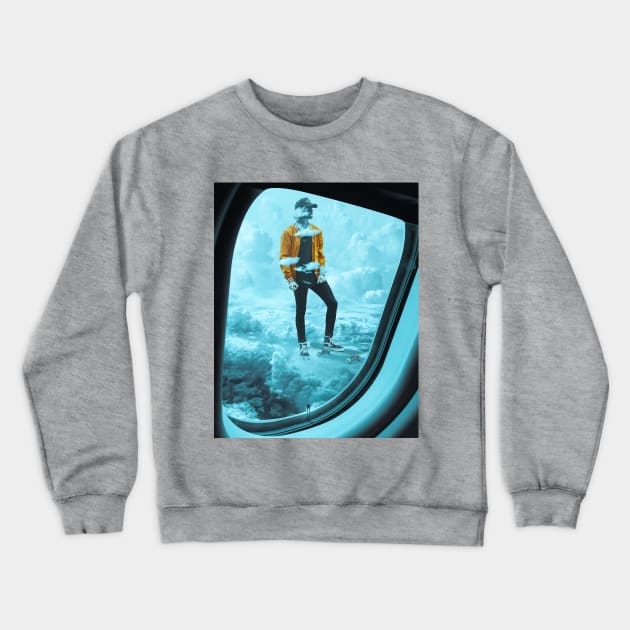 Cloudy Crewneck Sweatshirt by pradhikadw